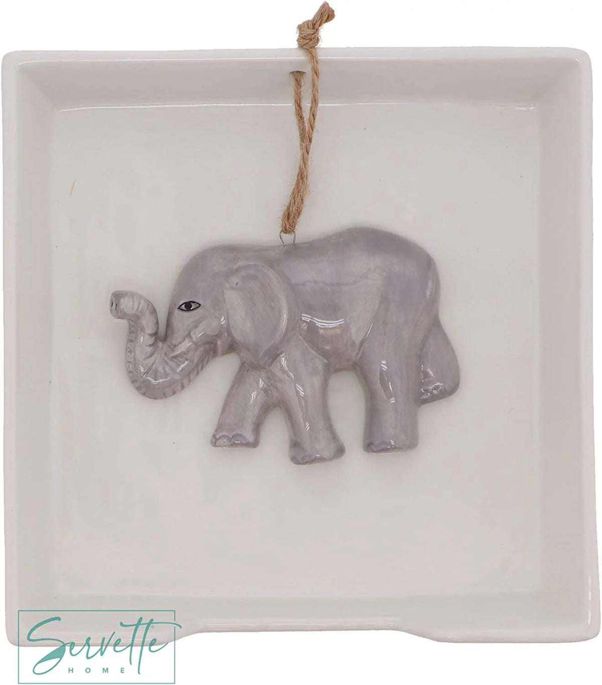 White Ceramic Napkin Holder L3711