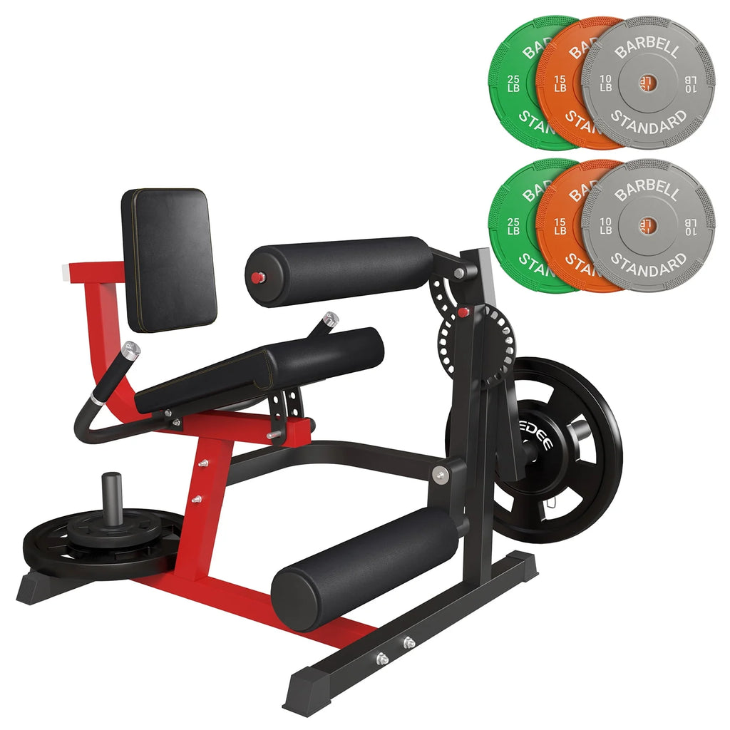 Adjustable Plate Loaded Leg Extension and Curl Machine A947143