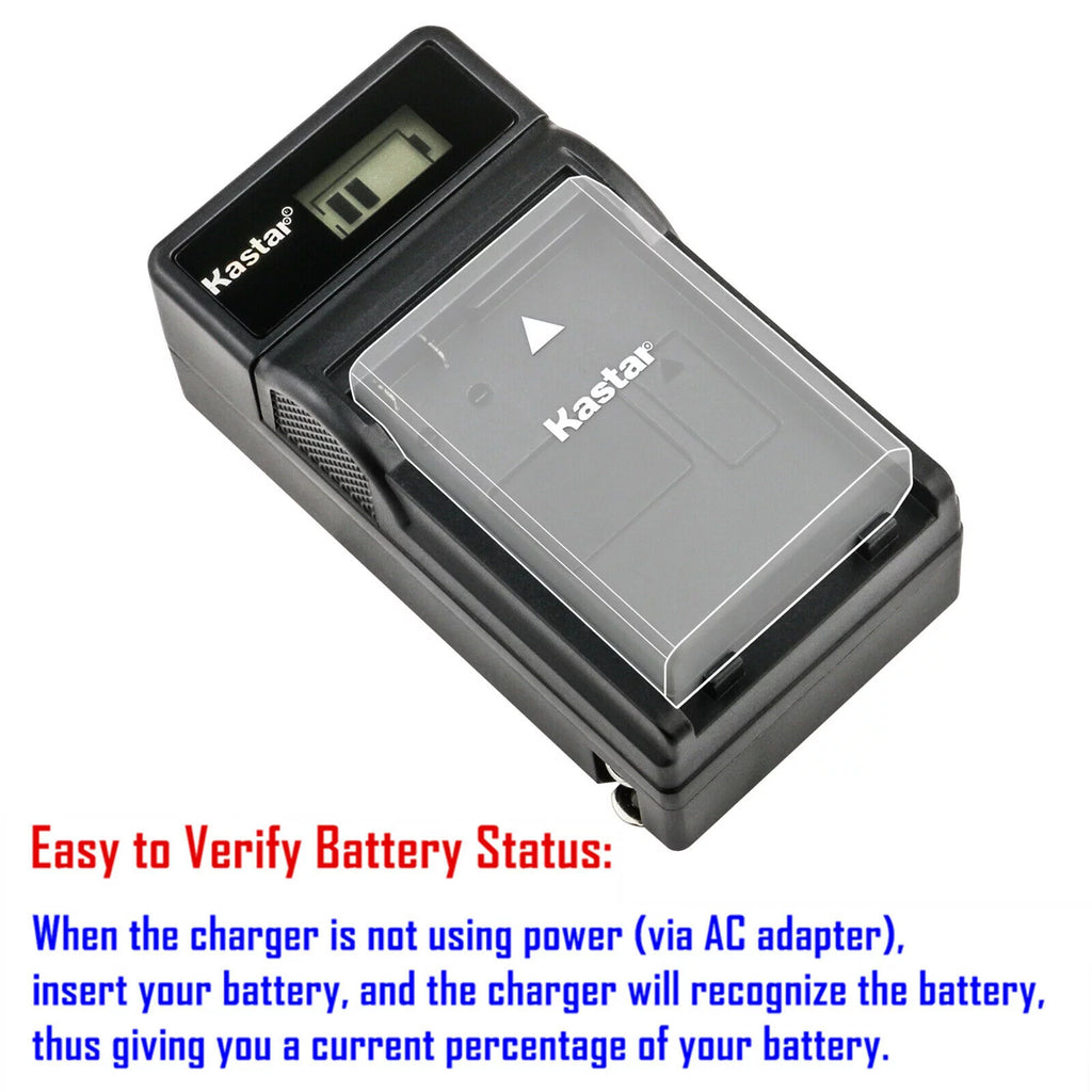 2-Pack Battery and LCD AC Charger U1557