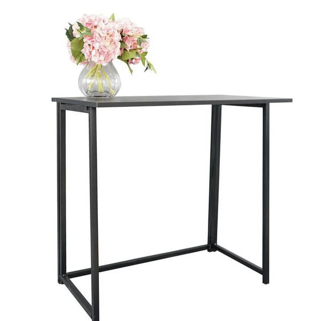 32" Black Computer Desk with Metal Leg J5660