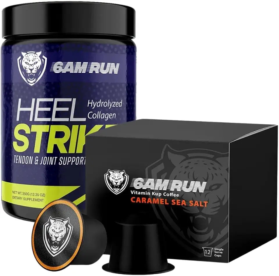 Hydrolyzed Collagen with Pumpkin Spice Coffee 30 Servings + 12 Single-Serve Coffee Cups Caramel Sea Salt Flavor D17209