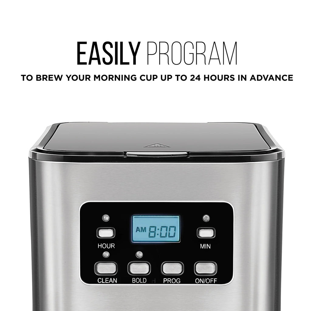 12-Cup Programmable Coffee Maker with Digital Display U80745
