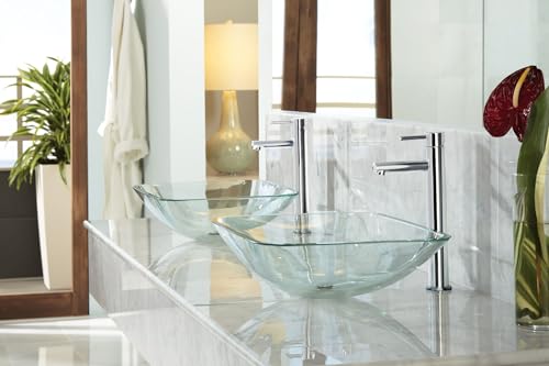 Chrome One-Handle Single Hole Vessel Sink Bathroom Faucet W5982