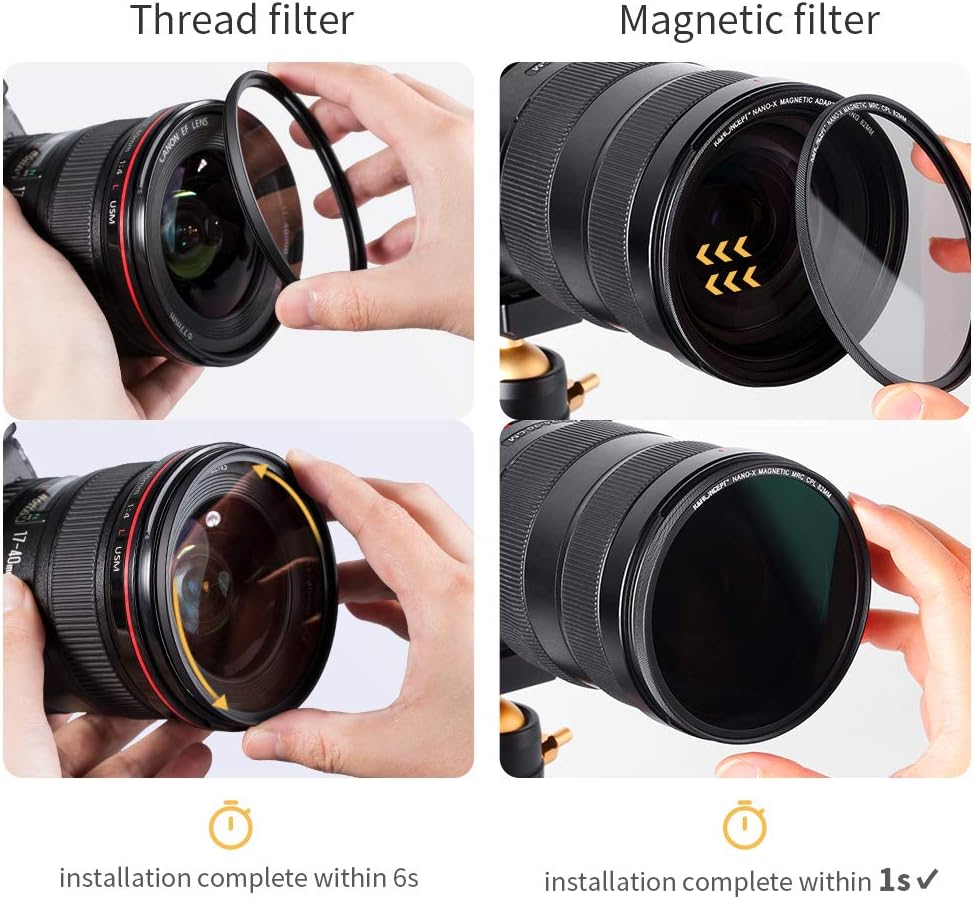 67mm Magnetic Lens Filter Kit with 4 in 1 Filter Pouch E22823