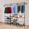 Black Metal Garment Rack N44897