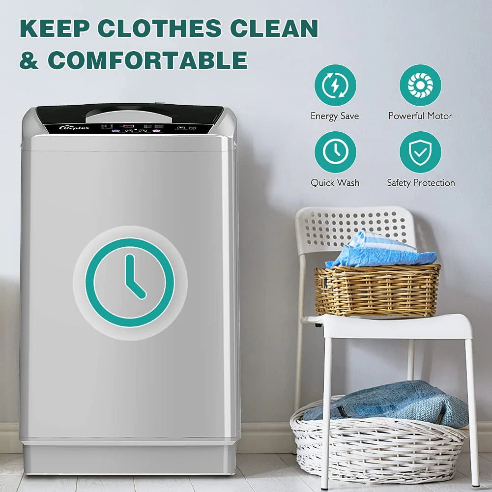 Portable Full-Automatic 1.8 Cu. ft. Top Load Laundry Washer W54455