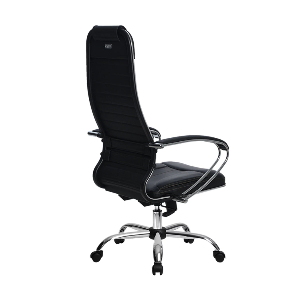 Black High Back Executive Office Chair with Adjustable Headrest and Armrests R8338