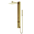 2-Jet Shower Panel System with Hand Shower Wand in Matte Brushed Gold H990954