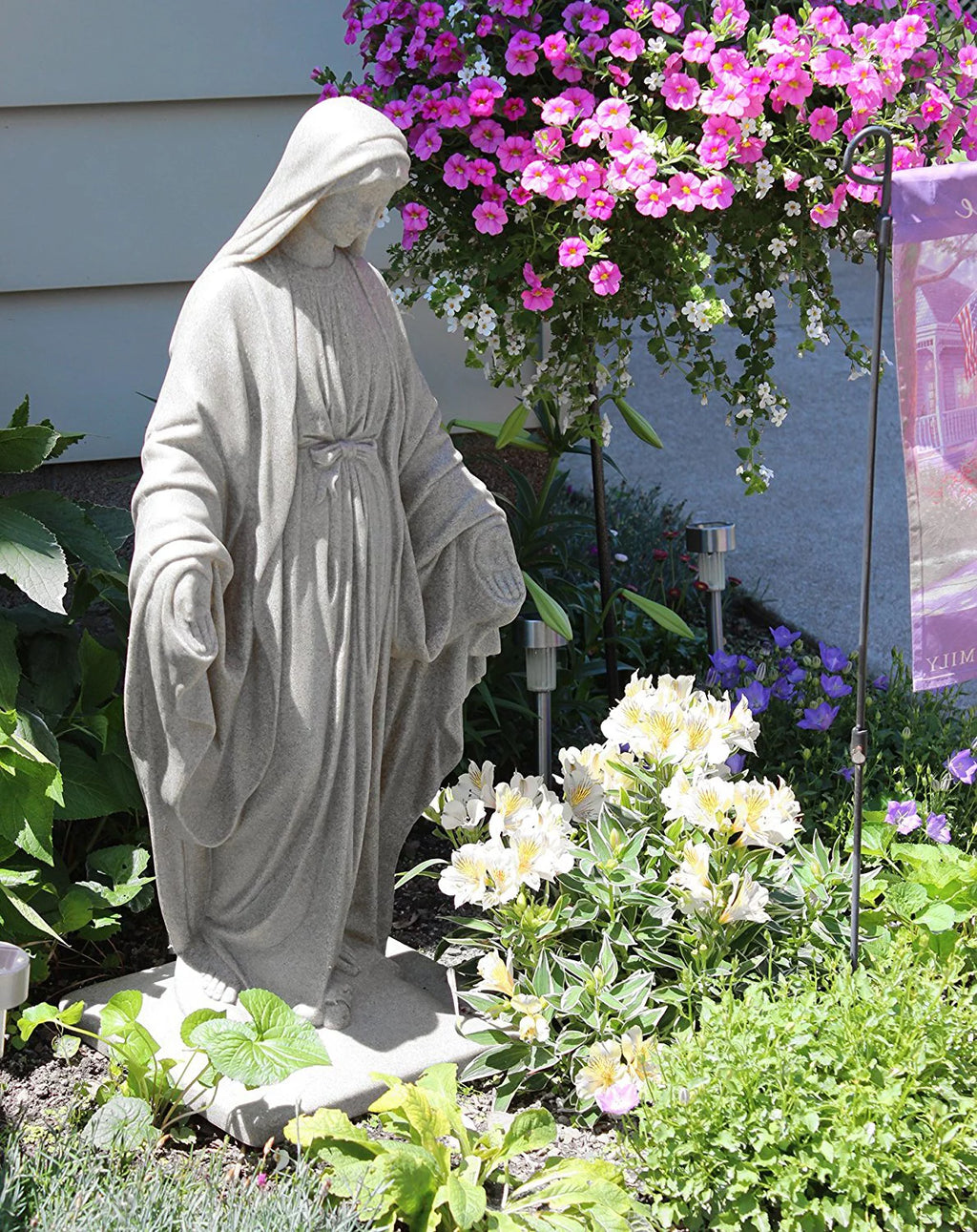 Virgin Mary Garden 34” Resin L92049