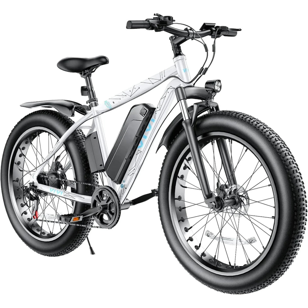 26 x 4.0 Fat Tire 500W Electric Bike with 48V 13Ah Removable Battery F744