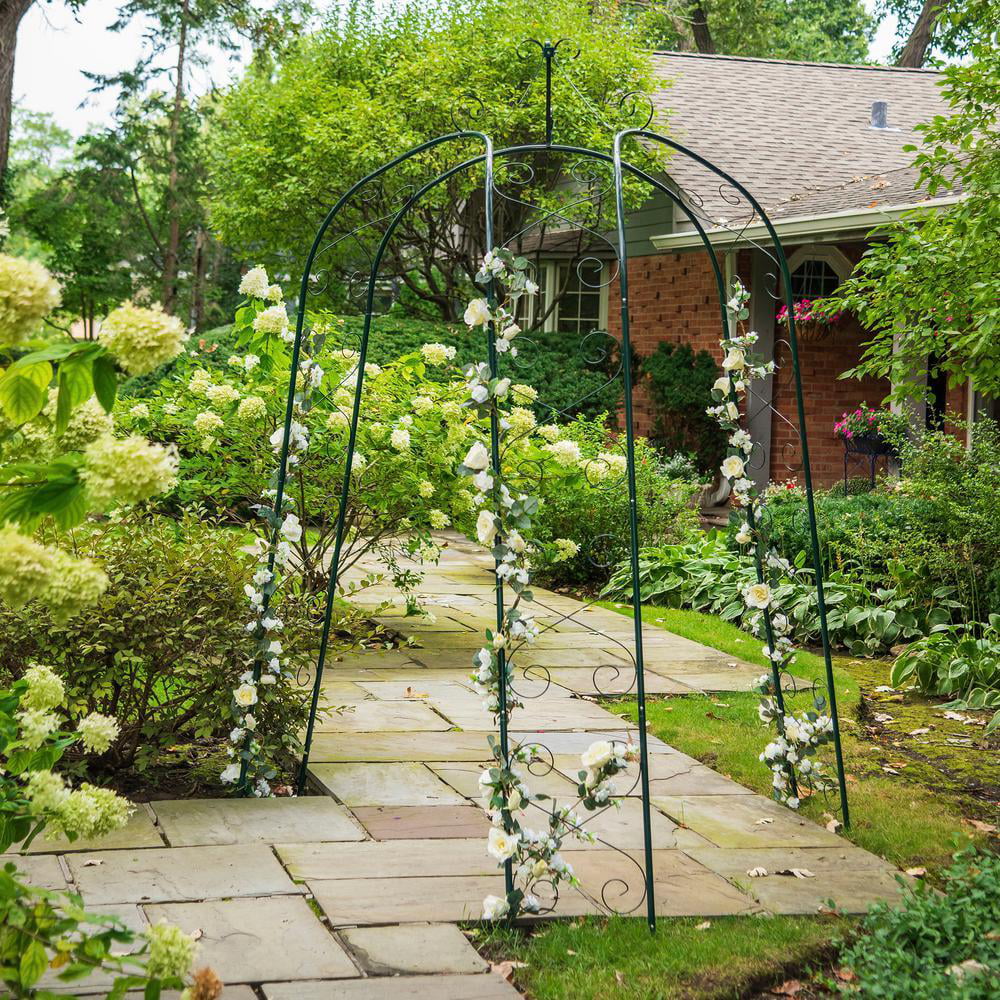 3-Sided Steel Trellis Arbor T798640