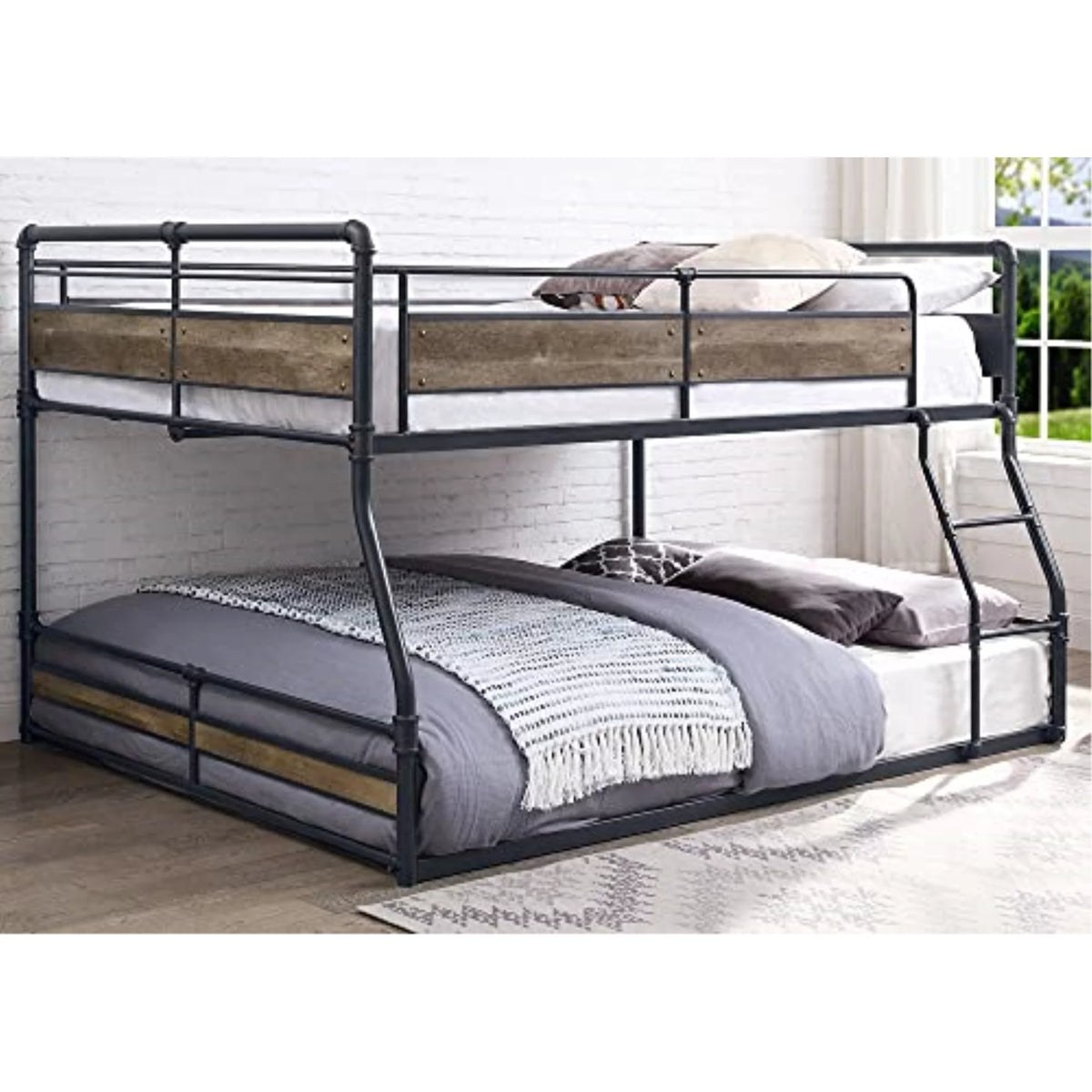 50 Inches Full/Queen Bunk Bed J9258