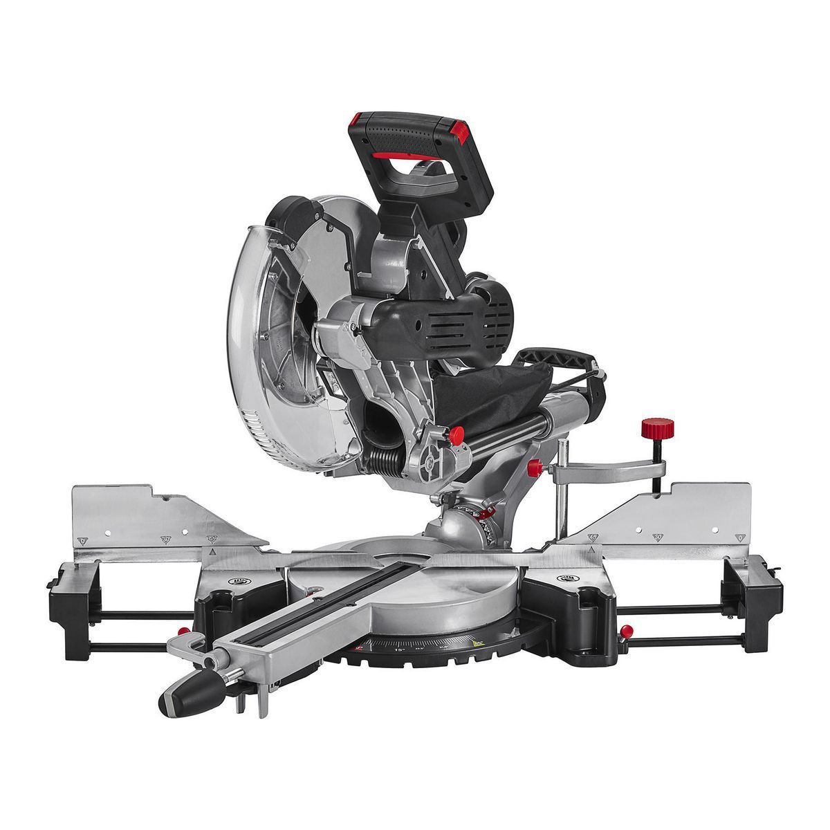 12 in. Dual-Bevel Sliding Compound Miter Saw with LED and Laser Guide H213