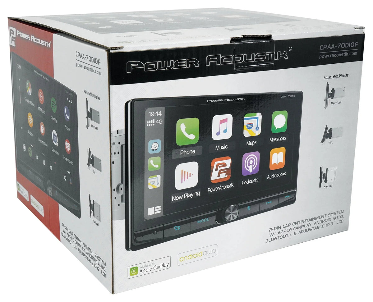 10.6 HD Car Monitor Bluetooth Carplay Android Stereo E12962