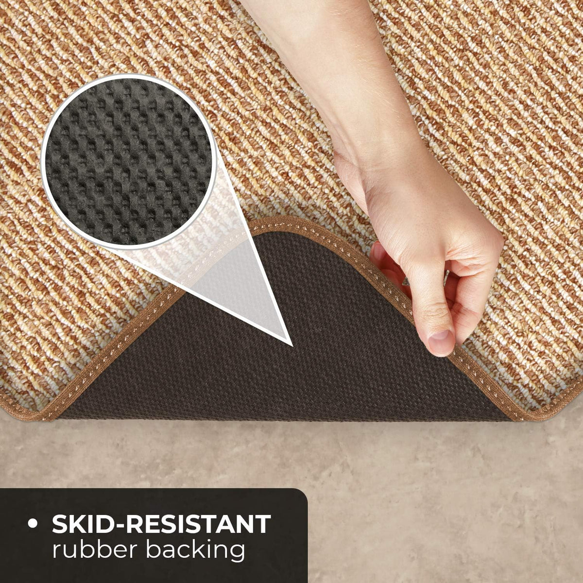Skid-Resistant Carpet Runner 12 Feet X 36 Inches J590312