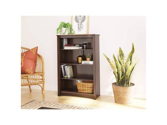 Espresso 4-Shelf Bookcase X3724