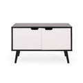 2 Door Cabinet Black/White H72692