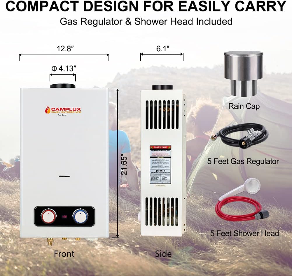 2.64 GPM Outdoor Propane Tankless Water Heater P780203