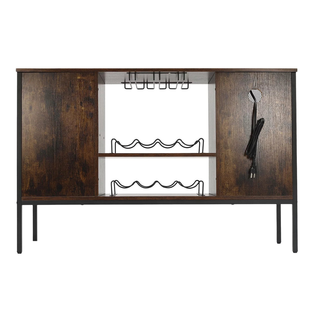 Wine Bar Cabinet with Power Outlets F5079