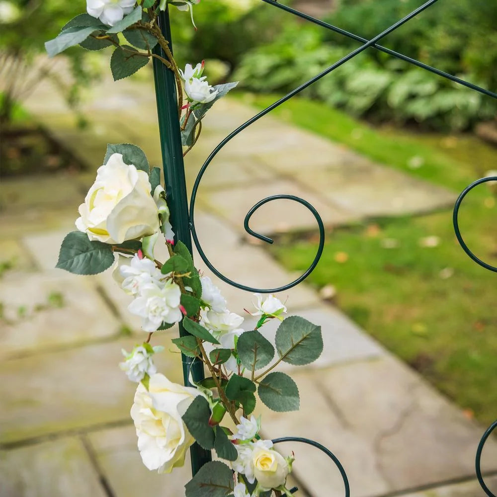 3-Sided Steel Trellis Arbor T798640