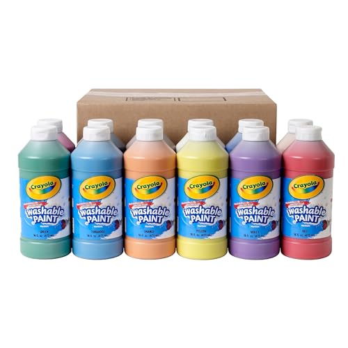 Washable Paint 12ct 16 Oz Nontoxic F421846