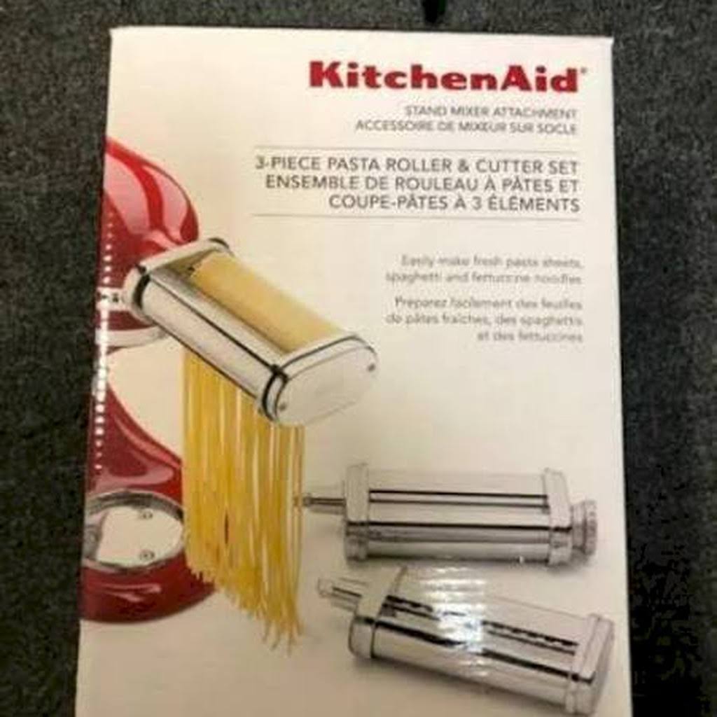 3 Piece Pasta Roller Cutter Attachment Set B8957