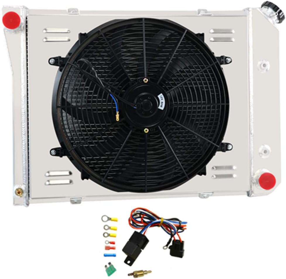 3 Row All Aluminum Radiator with Fan and Shroud I928720