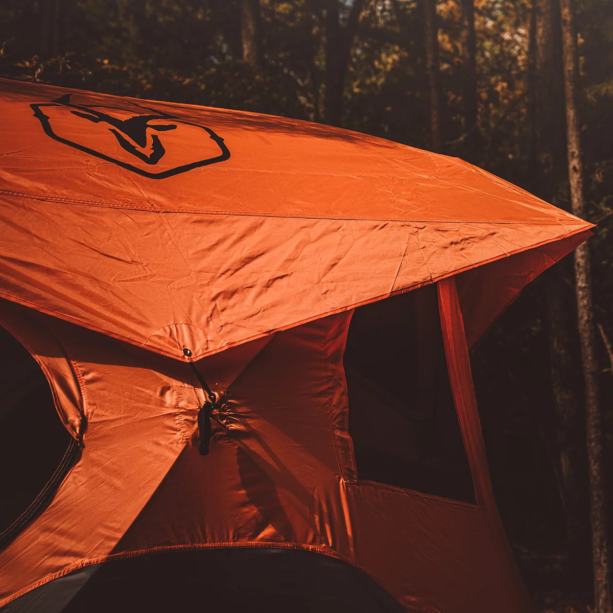 Portable Hub Tent, 4-Person, Sunset Orange M3705