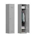 71" Tall Grey Steel Lockable Metal Locker J7585