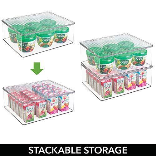 Clear Plastic Stackable Food Storage Container 4 Pack N3183