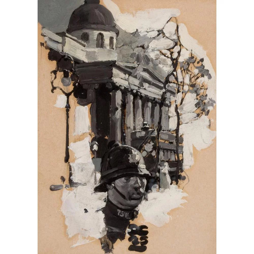 Black Modern Framed Art Print F23840