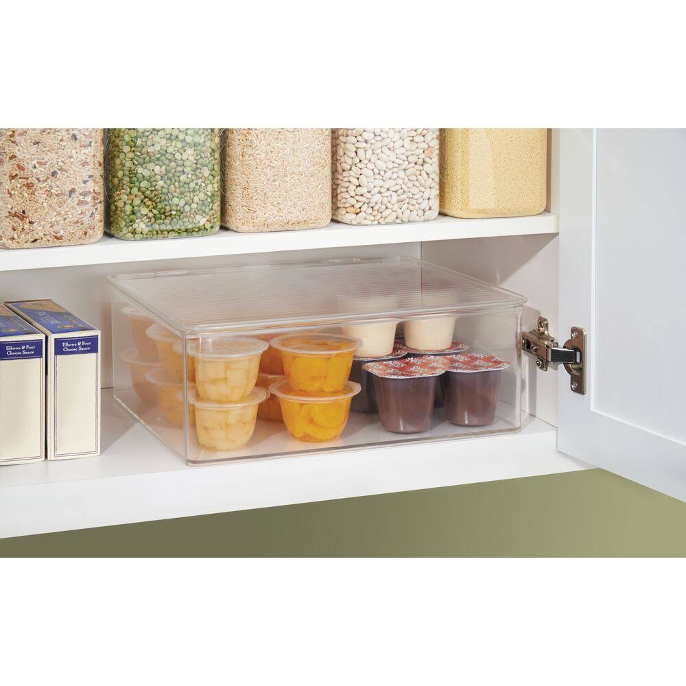 Clear Plastic Stackable Food Storage Container 4 Pack N3183