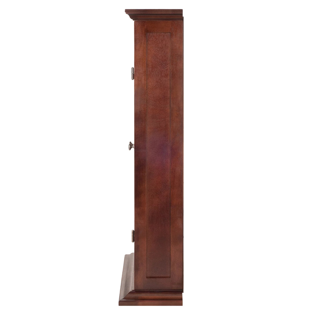 Walnut Finish Wood Media Cabinet L61487