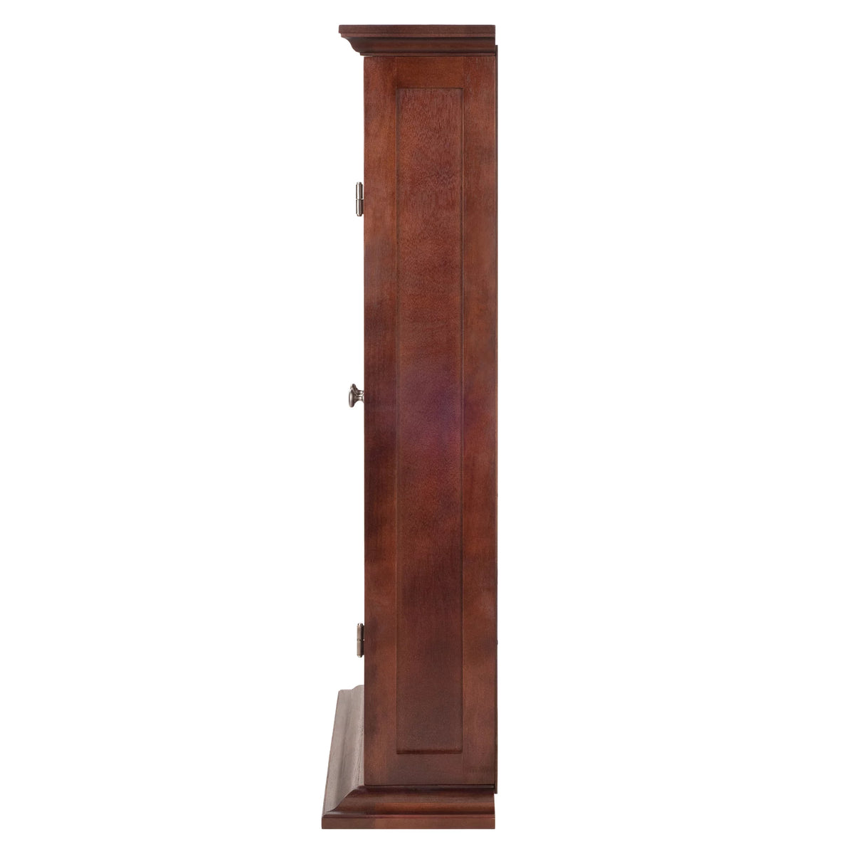 Walnut Finish Wood Media Cabinet L61487