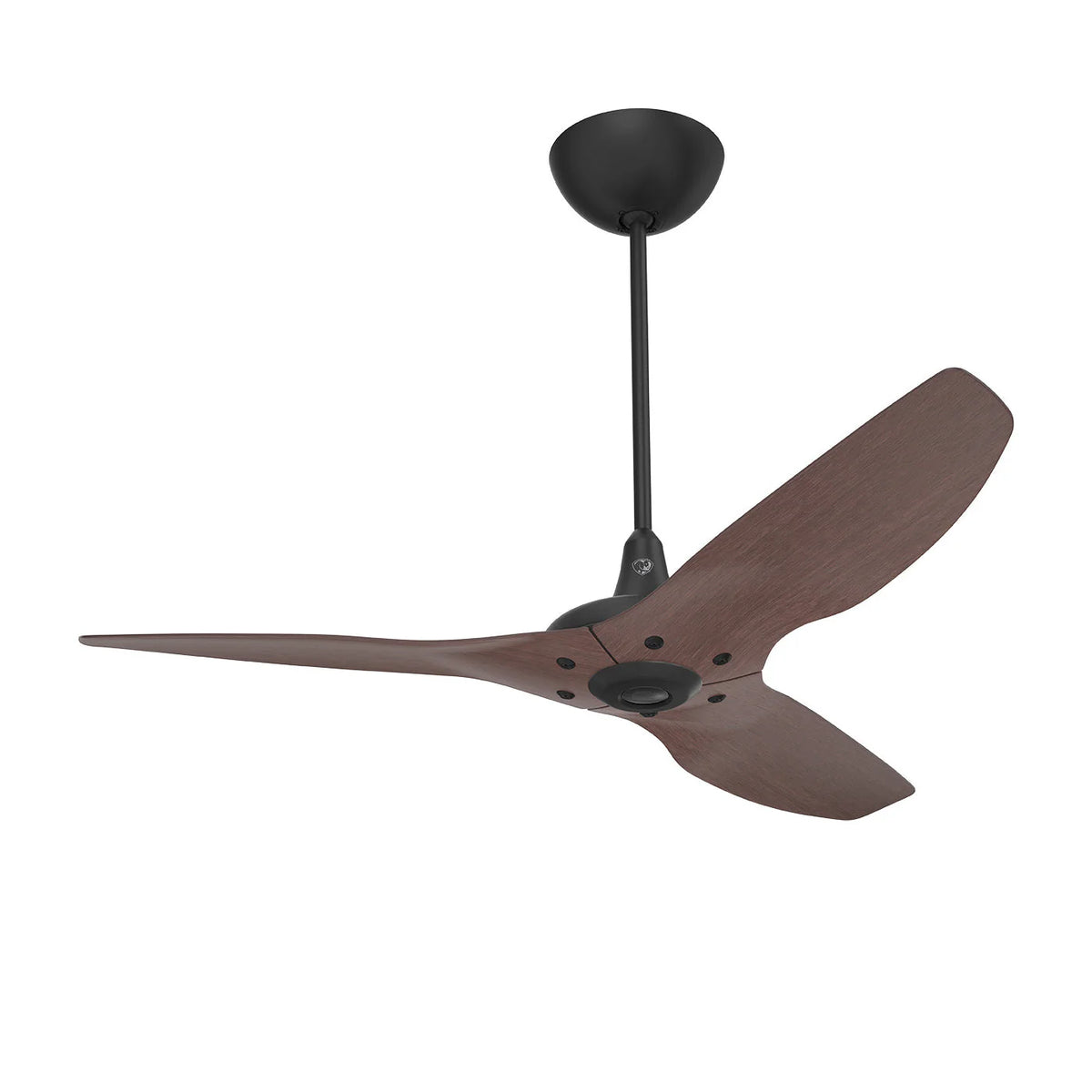 52 Ceiling Fan with Cocoa Bamboo Blades and Black Finish Y916