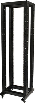 42U 4-Post Network Server Rack with Casters U5918