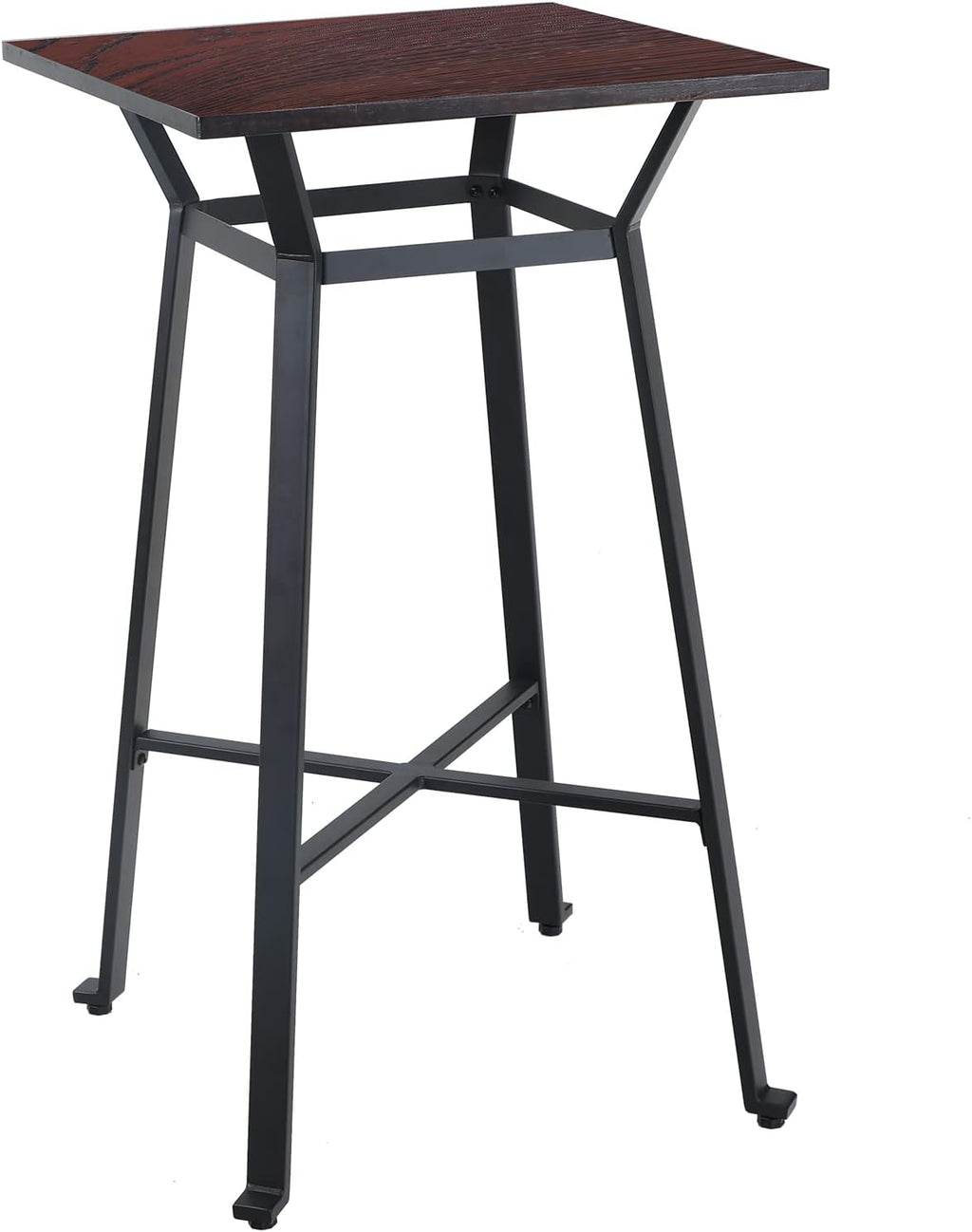 Brown Square Solid Wood Bar Table Q2252