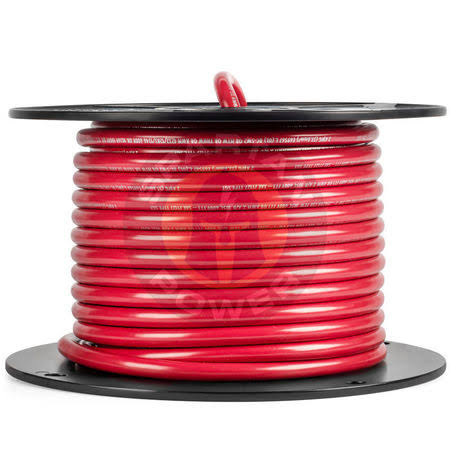 4/0 AWG 25 ft Red Battery Cable with Reel L42216