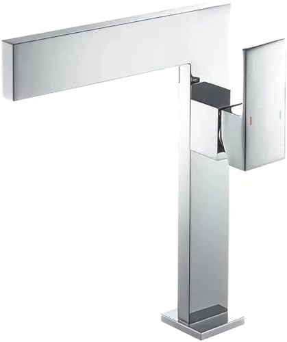 Matte Black Ultra-Thin Waterfall Bathroom Faucet A2127