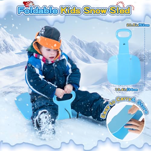 32 Pcs Snowball Maker Snow Molds with Snow Sleds Shovels Snowman Kit I58133