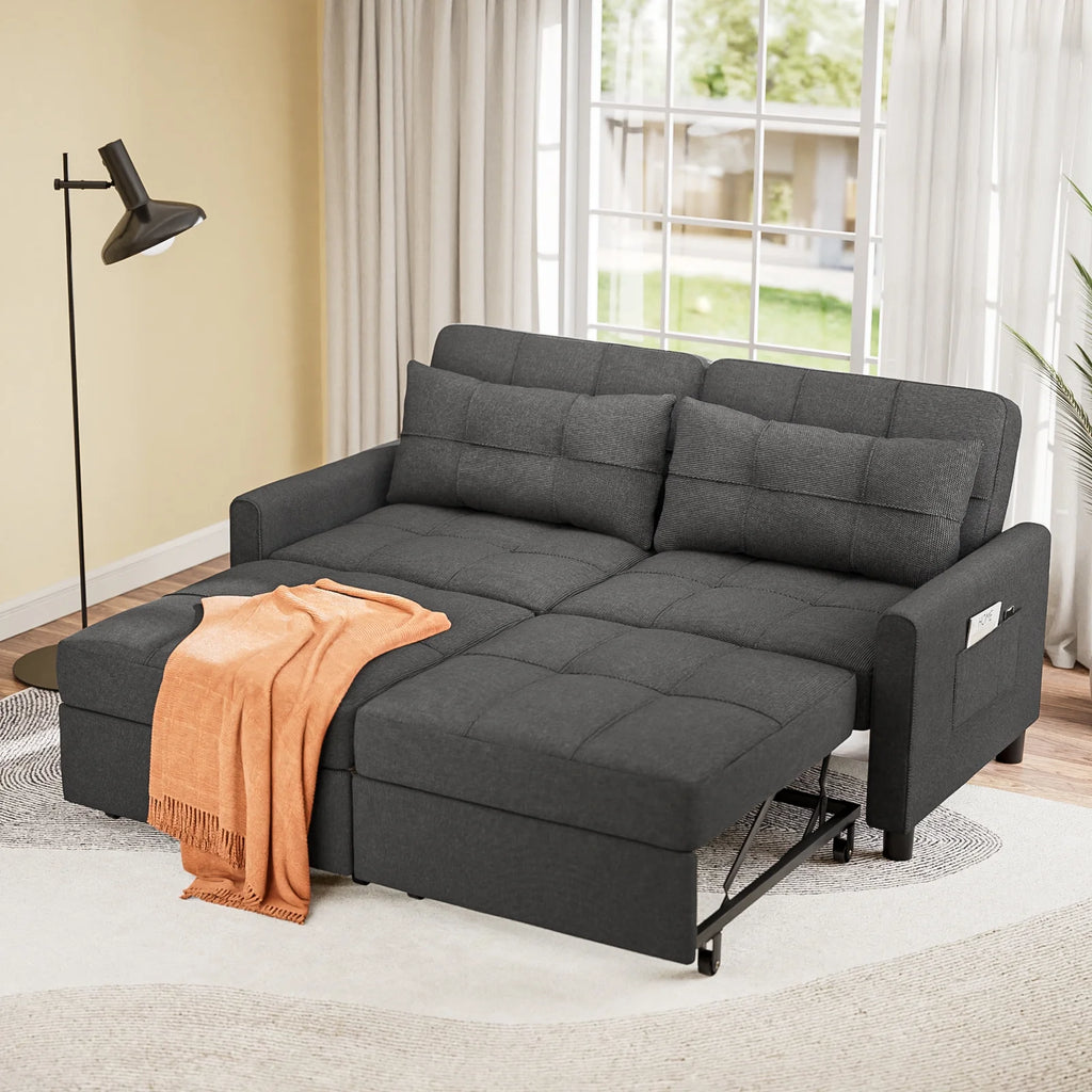 Gray Convertible Sofa Bed K92300