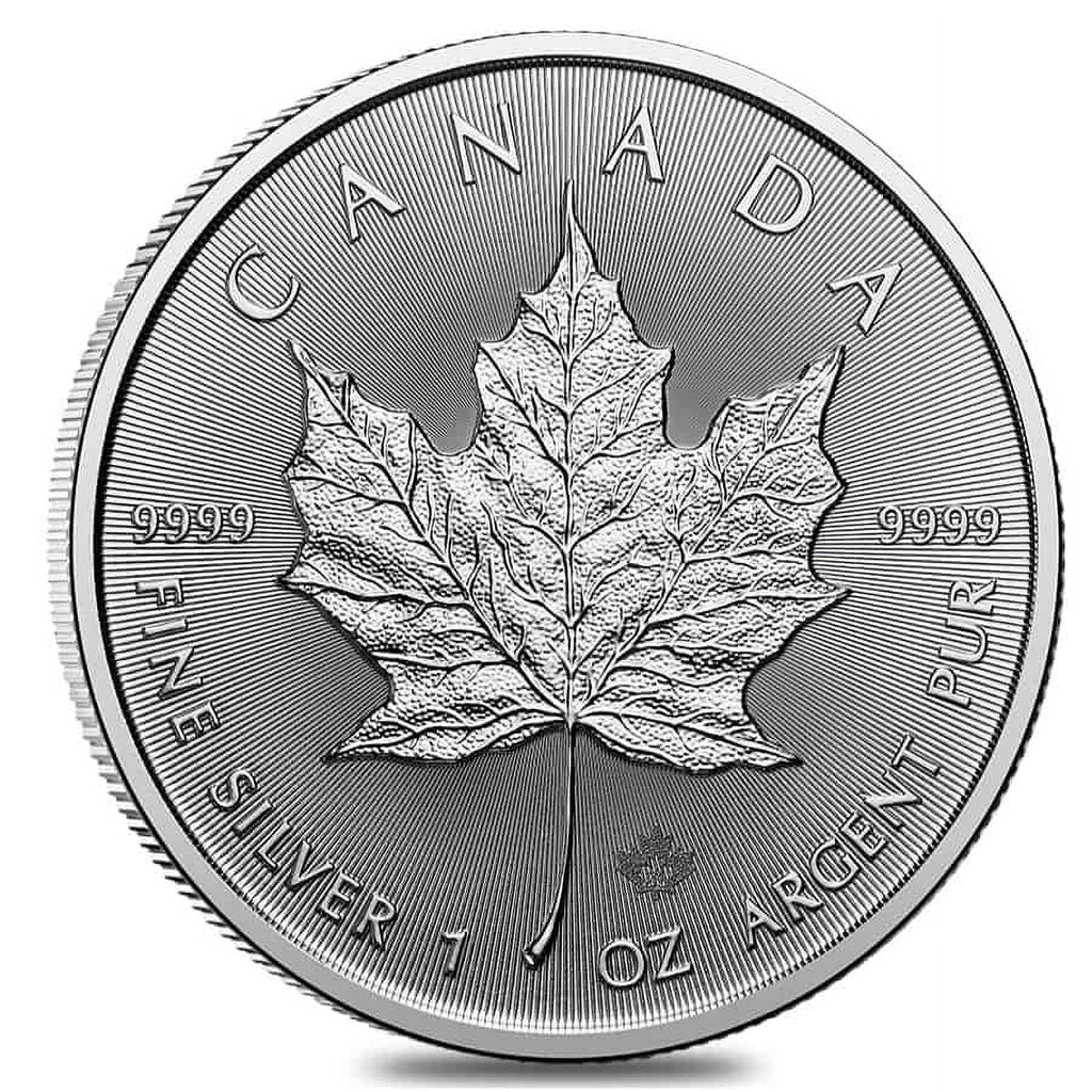 10 1 oz Canadian Silver Maple Leaf Coin P67565