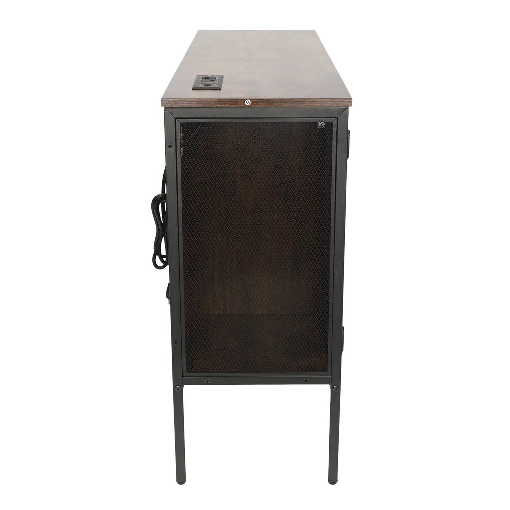 Wine Bar Cabinet with Power Outlets F5079