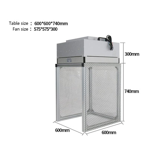110V Vertical Laminar Flow Hood Clean Bench with HEPA B45947