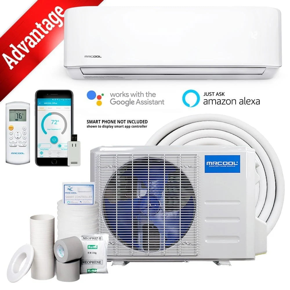 18000 BTU Mini Split Air Conditioner and Heat Pump 19 SEER 230V B76082