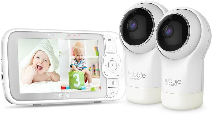 Video Baby Monitor with 2 Cameras, Night Vision, Split Screen J453298