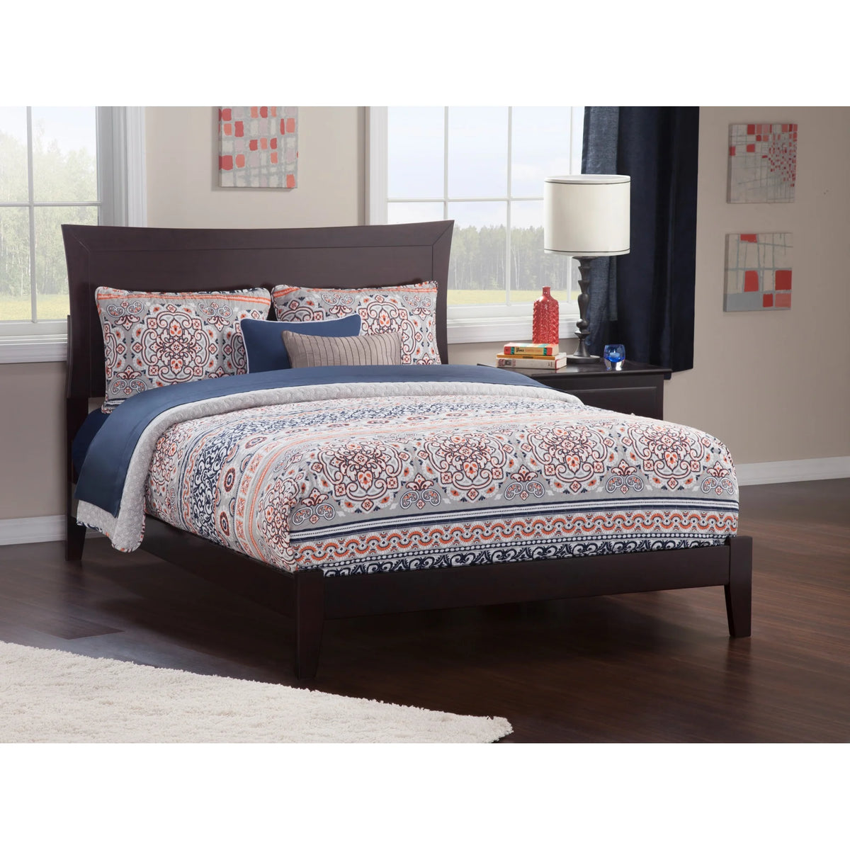 Low Profile Platform Bed U433