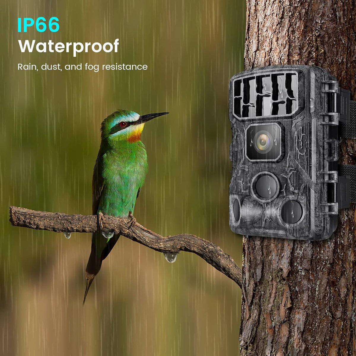 4K 30MP WiFi Trail Camera with Night Vision H725022