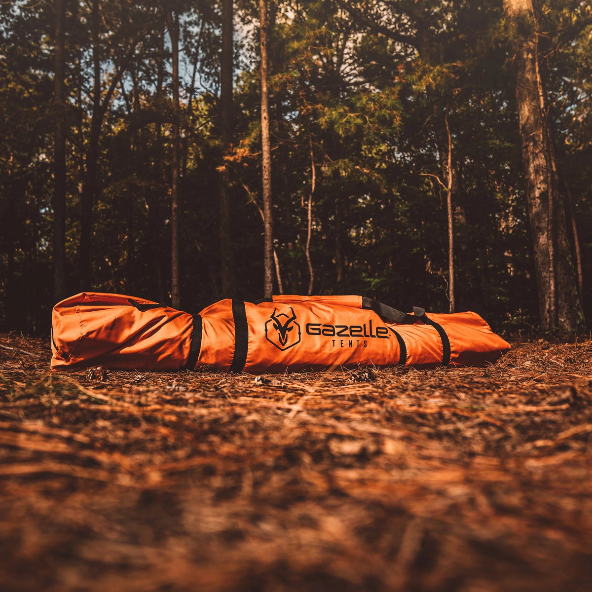Portable Hub Tent, 4-Person, Sunset Orange M3705