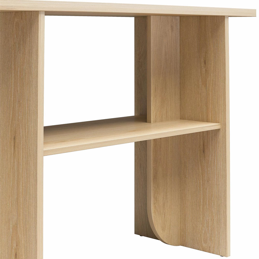 Light Oak Console Table L6495